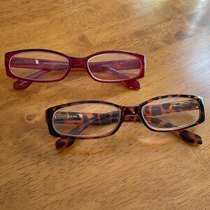 NWOT 2-pack TruVision 1.00+ reading glasses